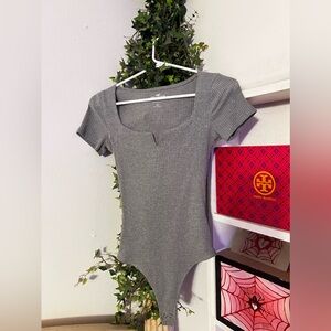 Hollister Co. Women's Grey Bodysuit